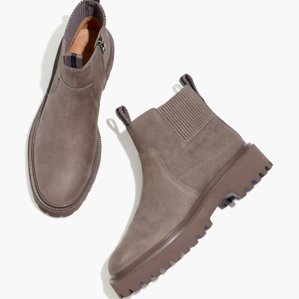 Madewell The Henry Lugsole Boot in Nubuck